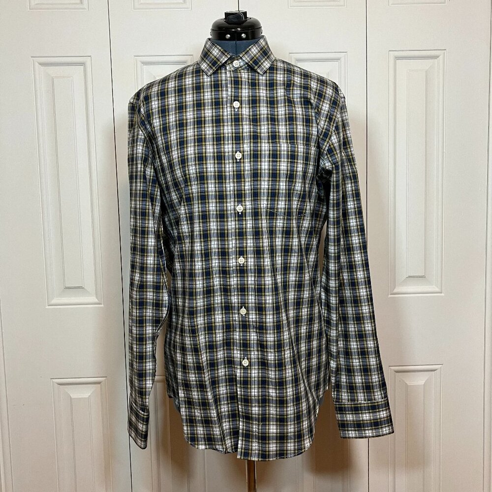 J. Crew Flex Wrinkle Free Shirt Size M 15-15-1/2